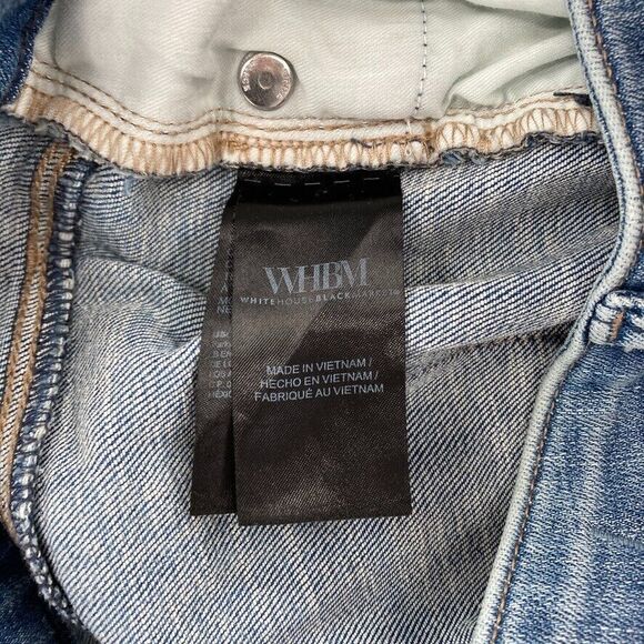 WHBM Everyday Soft Jeans‎ Women's Sz 2 Medium Wash Blue Stretch Denim Slim Ankle - Picture 6 of 13